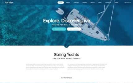 Yachtec Website Template