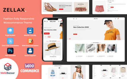 Zellax - Responsive Fashion WooCommerce Theme