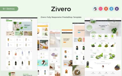 Zivero - Organic & Beauty PrestaShop Template PrestaShop Theme