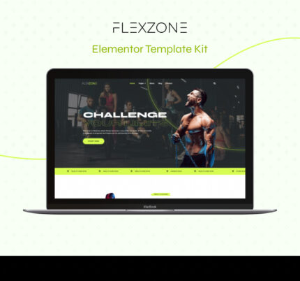 FlexZone - Kit Template Elementor untuk Gym dan Kebugaran - Fitur Gambar 1