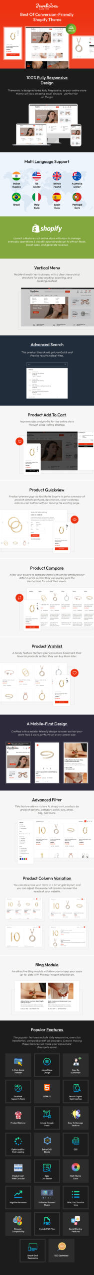 Jewelicious - Tema Responsif Shopify untuk Toko Perhiasan Modern - Fitur Gambar 1