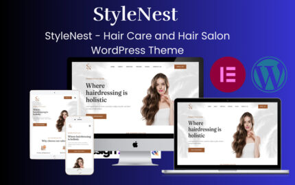 StyleNest - Tema WordPress Perawatan Rambut dan Salon Rambut - Fitur Gambar 1