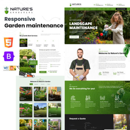 Nature Vista - Halaman Arahan HTML5 Berkebun Lanskap - Fitur Gambar 1