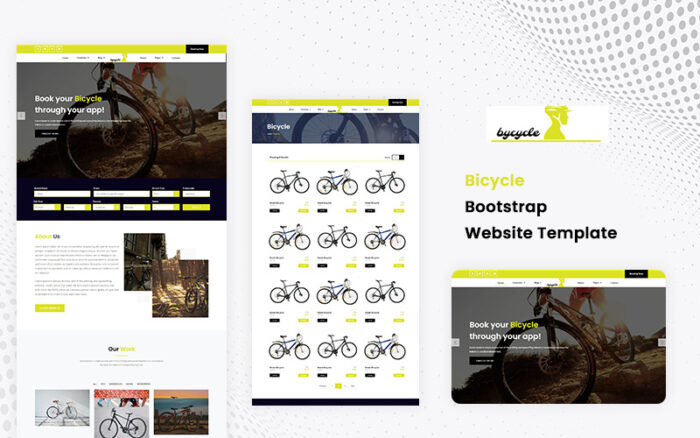 Template Situs Web Bootstrap Sepeda - Fitur Gambar 1