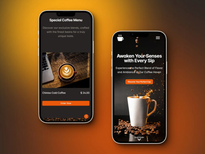 Caffeino - Template Halaman Arahan HTML Kedai Kopi - Fitur Gambar 2