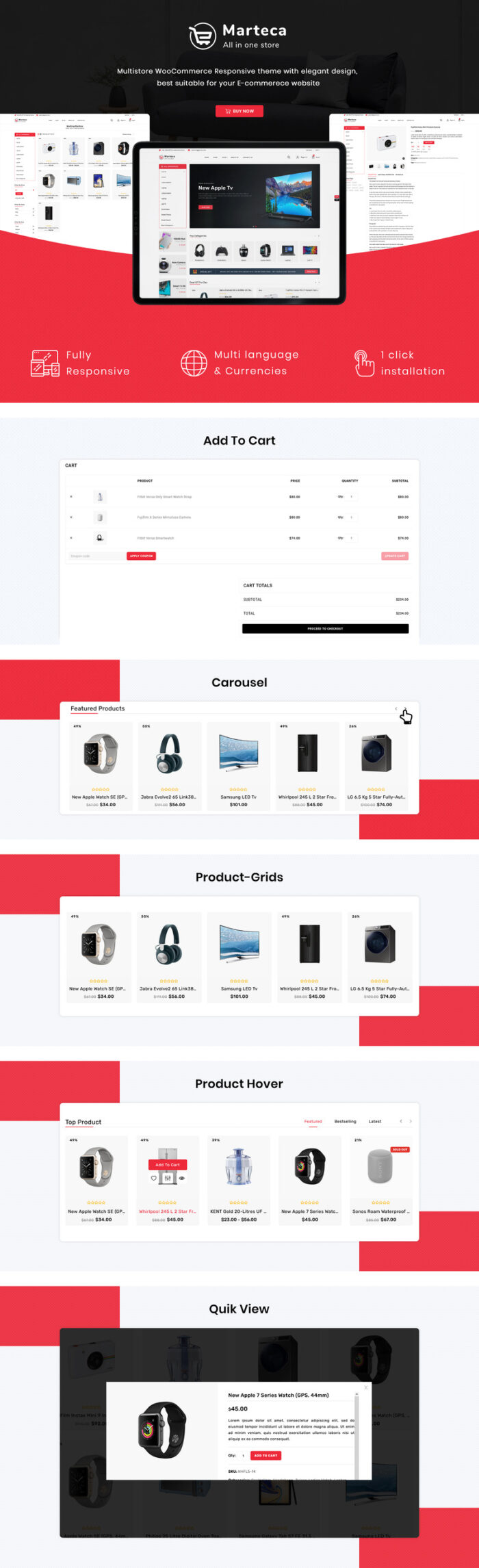 Marteca - Tema WooCommerce Responsif Serbaguna - Fitur Gambar 1