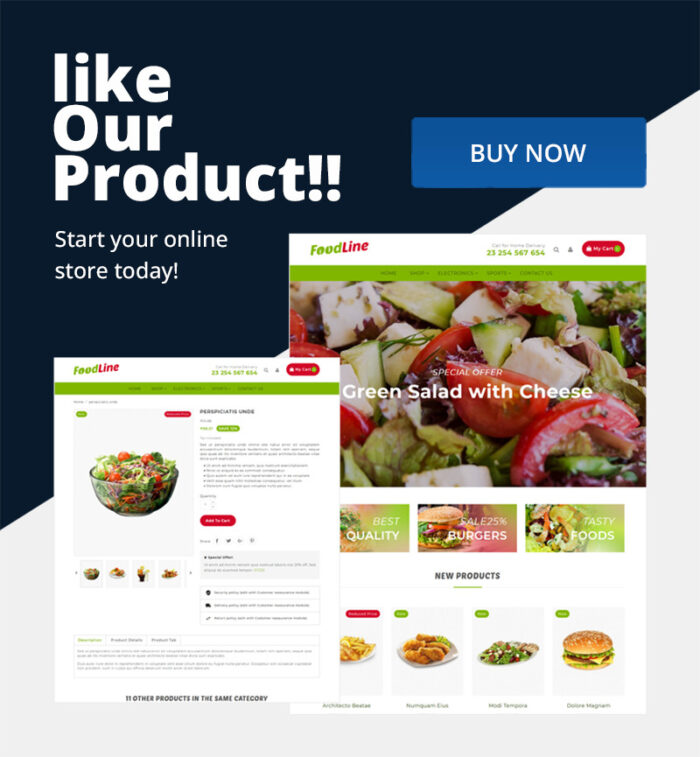 Foodline - Tema Prestashop Restoran & Toko Makanan Online - Fitur Gambar 10