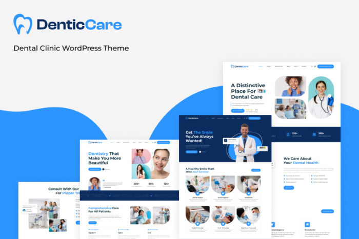 Dentic - Tema WordPress Klinik Gigi - Fitur Gambar 1