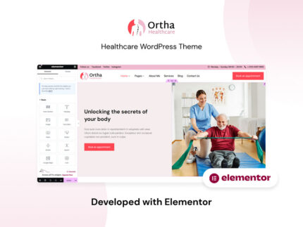 Tema WordPress Ortha Healthcare - Fitur Gambar 1