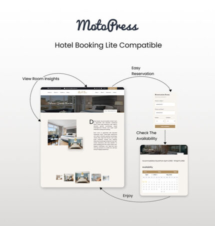 Hotell Pro - Tema WordPress Hotel Mewah dan Butik - Fitur Gambar 1