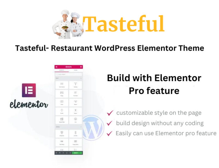 Tema WordPress Elementor Restoran Berselera - Fitur Gambar 1