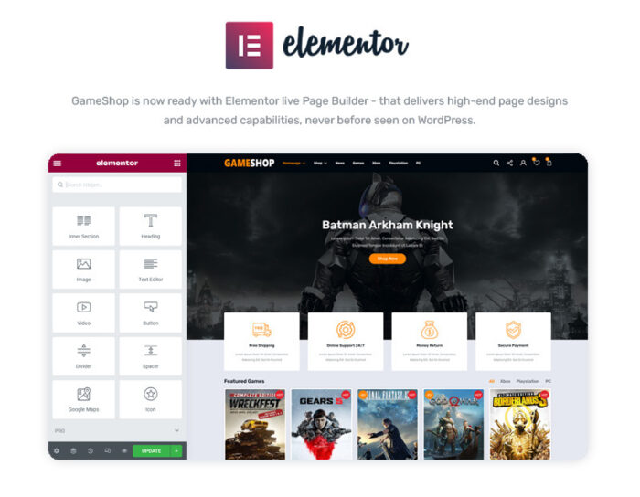 GameShop - Tema WordPress WooCommerce Game Store - Fitur Gambar 4