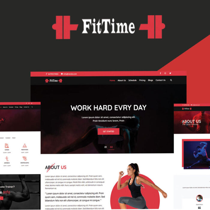 FitTime - Template Situs Web HTML Serbaguna untuk Olahraga - Fitur Gambar 1