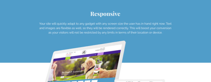 Pet Shop - Template OpenCart Responsif - Fitur Gambar 1