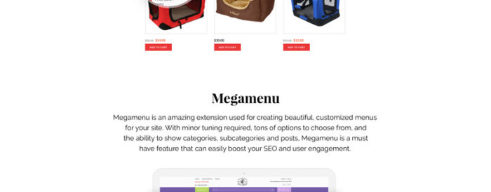 Pet Shop - Template OpenCart Responsif - Fitur Gambar 6