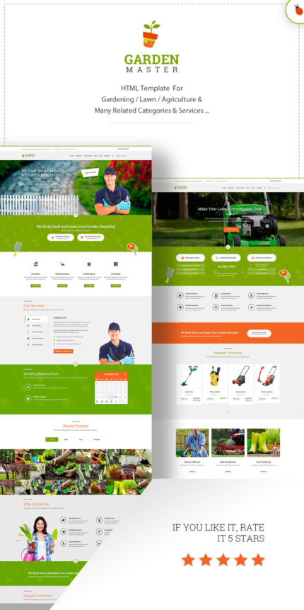 Garden Master - Template Situs Web Berkebun - Fitur Gambar 1