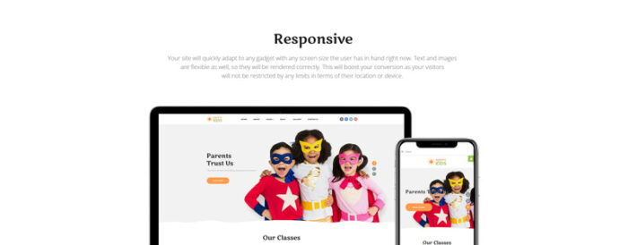 Happy Kids - Template Joomla Pusat Anak-Anak - Fitur Gambar 1