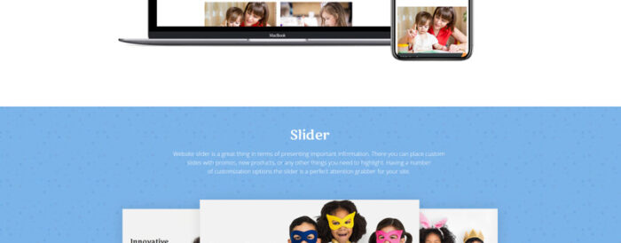 Happy Kids - Template Joomla Pusat Anak - Fitur Gambar 2