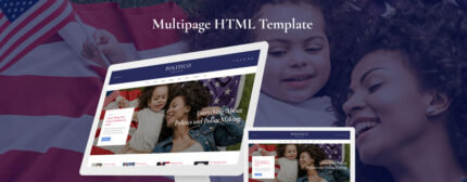 Politico - Template Situs Web HTML5 Multihalaman Majalah Politik - Fitur Gambar 1