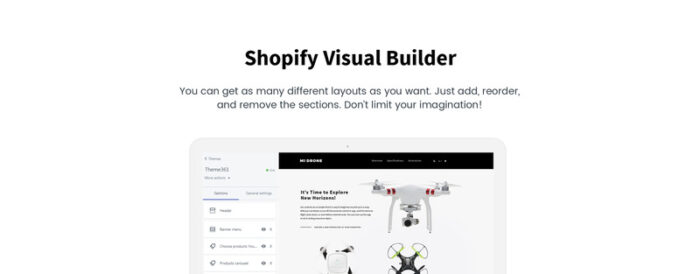 Mi Drone - Tema Shopify Responsif Produk Tunggal - Fitur Gambar 1