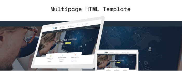 Rocket Host - Template Situs Web HTML5 Multihalaman untuk Domain dan Hosting - Fitur Gambar 1