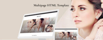 Brides - Template Situs Web HTML Serbaguna Majalah Pernikahan - Fitur Gambar 1