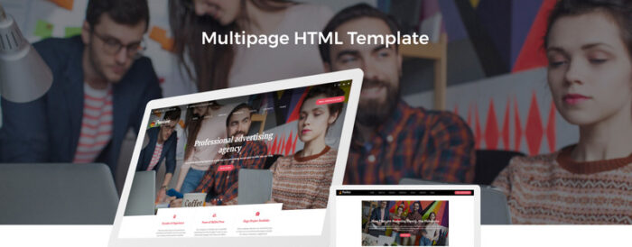 Positif - Template Situs Web HTML5 Multihalaman Agensi Periklanan - Fitur Gambar 1