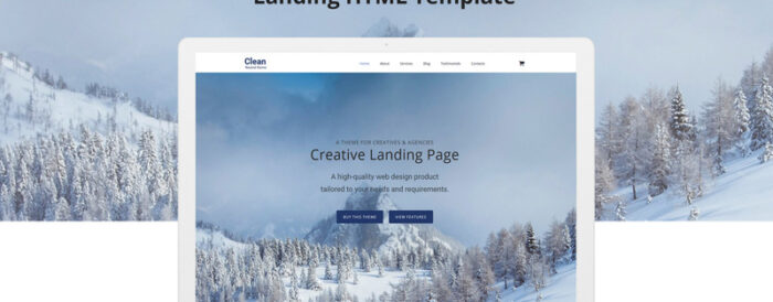 Clear - Simple Creative Agency HTML dengan Template Halaman Arahan Novi Builder - Fitur Gambar 2