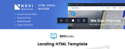 SEO Studio - Konsultasi HTML dengan Template Halaman Arahan Novi Builder - Fitur Gambar 1