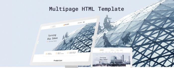 Spectrum - Template Situs Web HTML Multihalaman Konstruksi - Fitur Gambar 1