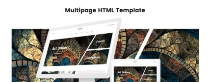 Templat Situs Web HTML5 Multihalaman Galeri Seni - Fitur Gambar 1