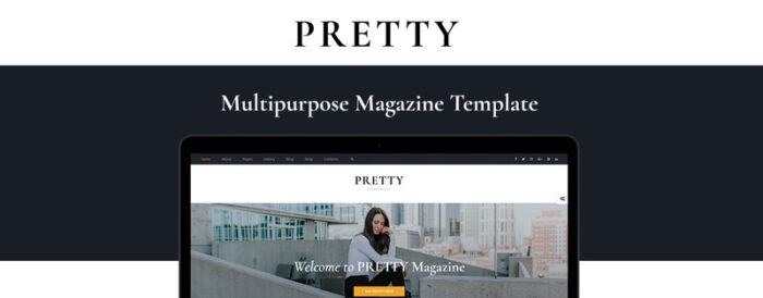 Pretty - Template Situs Web HTML5 Serbaguna Majalah - Fitur Gambar 1