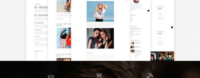 Trendy - Template Situs Web HTML5 Multihalaman Majalah Mode - Fitur Gambar 5