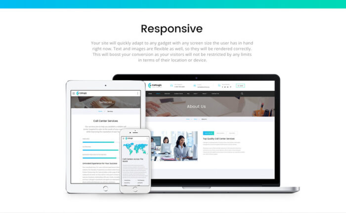 CallLogic - Template Situs Web HTML5 Multihalaman Pusat Panggilan - Fitur Gambar 6