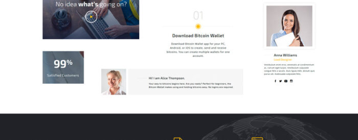 Bitcoin - Template Halaman Arahan HTML Bitcoin yang Elegan - Fitur Gambar 3