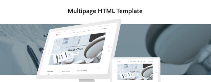 Template Situs Web HTML5 Multihalaman Kesehatan - Klinik - Fitur Gambar 1