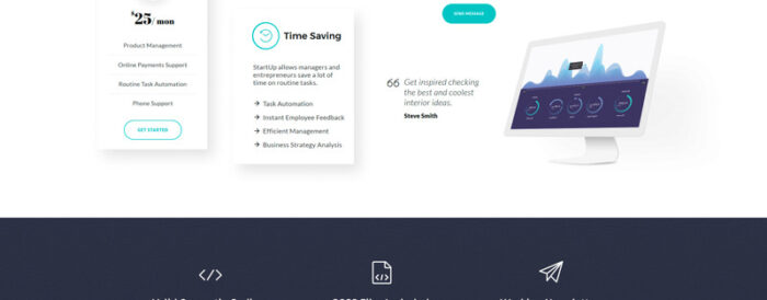 StartUp - Template Halaman Arahan HTML5 Perusahaan Startup Bisnis - Fitur Gambar 3