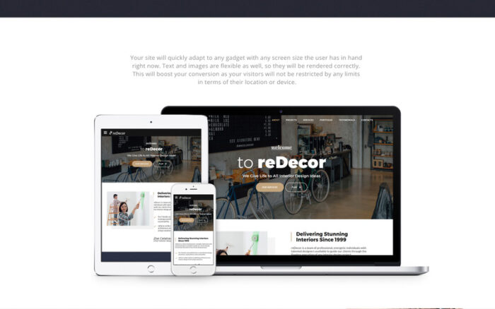 reDecor - Template Halaman Arahan HTML5 Renovasi Rumah - Fitur Gambar 5