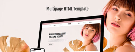 Template Situs Web Multihalaman Salon Rambut Vivid Modern - Fitur Gambar 1