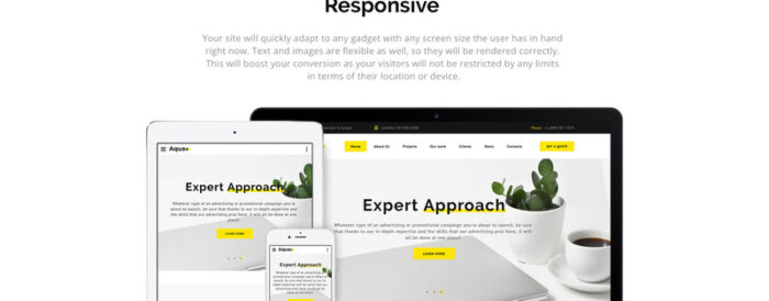 Aqua - Template Halaman Arahan HTML5 Periklanan - Fitur Gambar 5