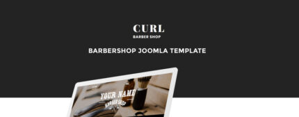 Curl - Template Joomla untuk Pangkas Rambut Bergaya - Fitur Gambar 1