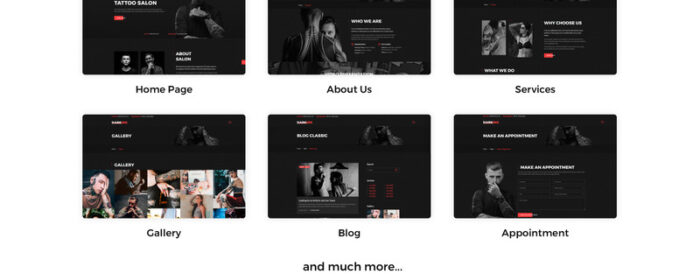 DarkInk - Template Situs Web HTML5 Multihalaman Salon Tato - Fitur Gambar 3