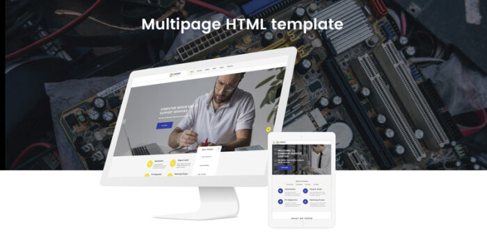 Compair - Template Situs Web HTML5 Multihalaman Pusat Layanan - Fitur Gambar 2