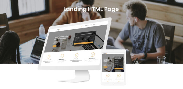 Template Halaman Arahan HTML Modern SEO Biz - Fitur Gambar 2