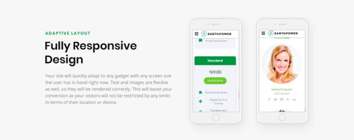 EarthPower - Template Halaman Arahan HTML5 Energi Hijau - Fitur Gambar 5