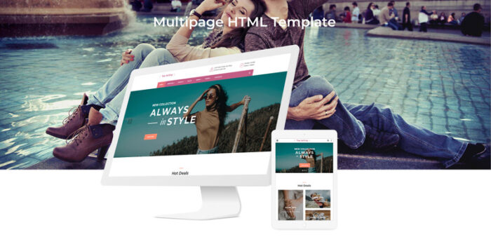 Template Situs Web HTML5 Multihalaman Toko Mode Terlaris - Fitur Gambar 2