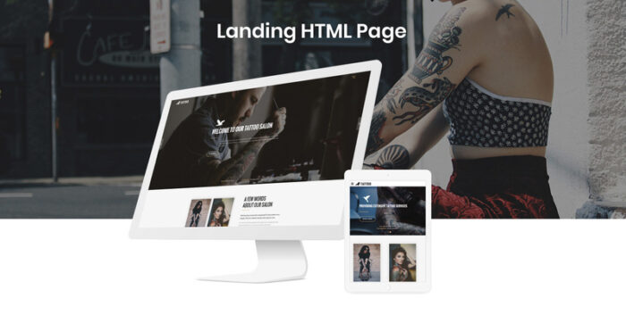 Template Halaman Arahan HTML5 Salon Kecantikan Tato - Fitur Gambar 2