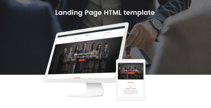 Justeco - Template Halaman Arahan HTML Firma Hukum Mewah - Fitur Gambar 2