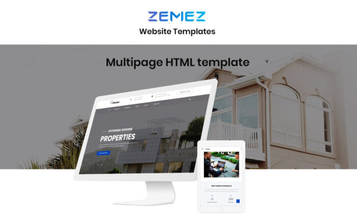 inHouse - Template Situs Web HTML Multihalaman Real Estat - Fitur Gambar 1