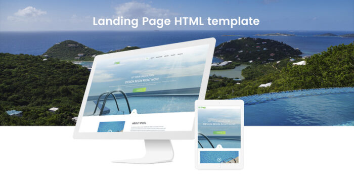 iPool - Template Halaman Arahan HTML Desain Kolam Renang - Fitur Gambar 2